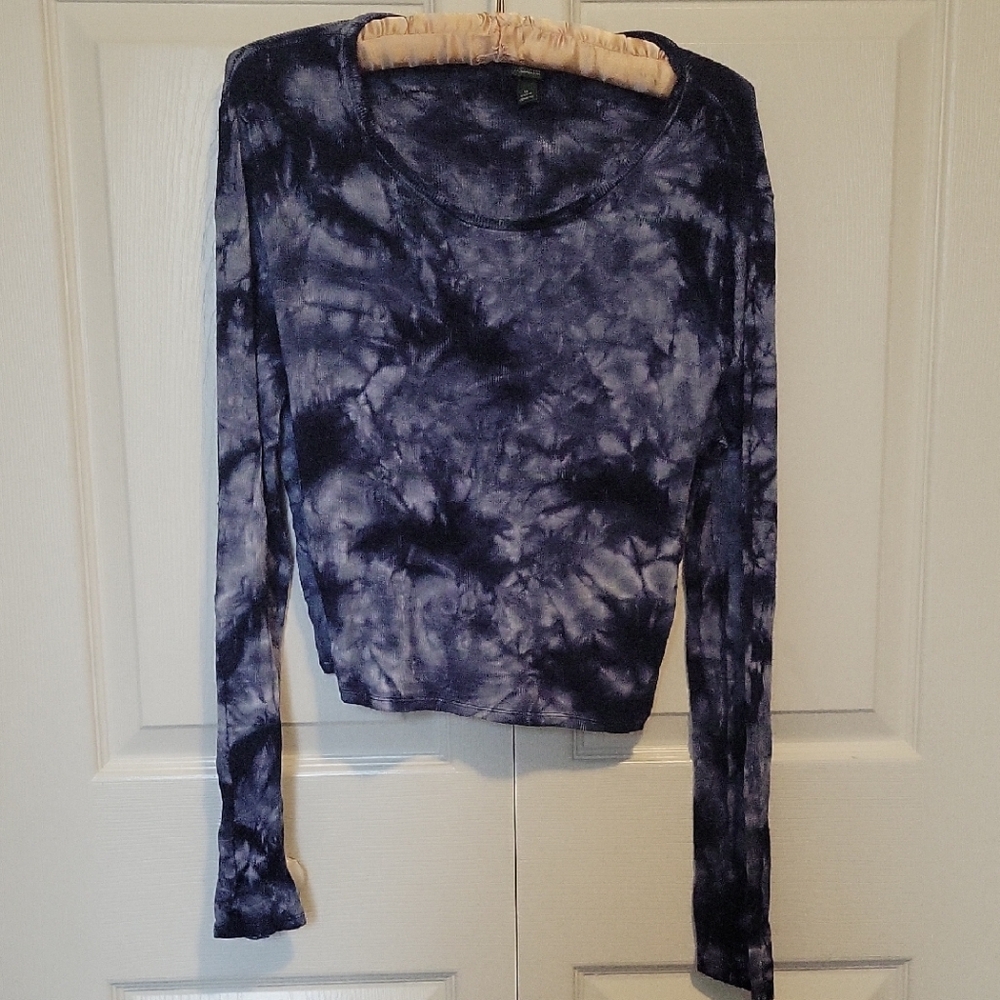 Women's Tie-Dye Long Sleeve Top